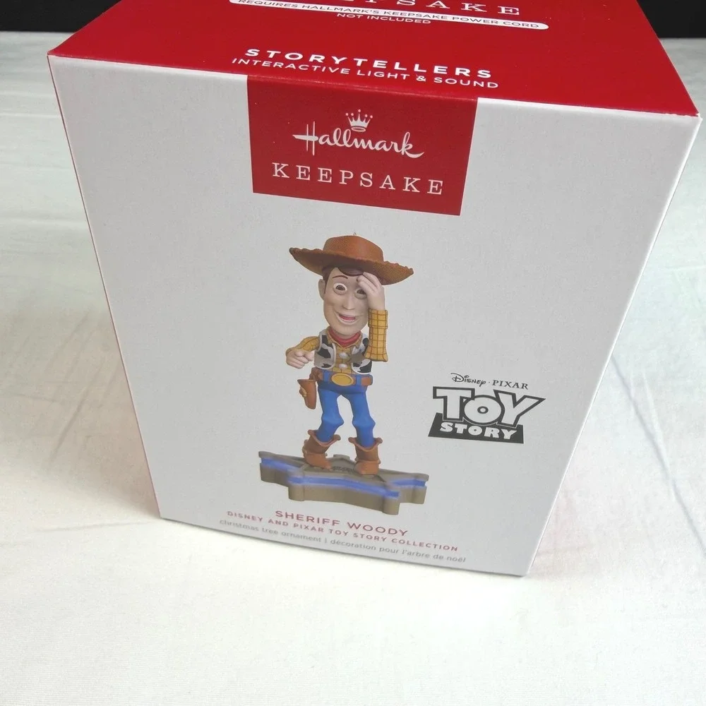 Hallmark Ornament Toy Story Woody Storytellers Light Sound‎ QXD7275 New in Box